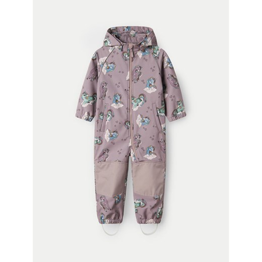 NAME IT Kombinezon softshell Alfa 13228608 Różowy Regular Fit ze sklepu MODIVO w kategorii Kombinezony dziewczęce - zdjęcie 181119129