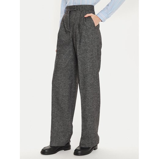 MAX&Co. Spodnie materiałowe 2426136064200 Szary Regular Fit ze sklepu MODIVO w kategorii Spodnie damskie - zdjęcie 181122227