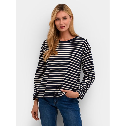 Kaffe Bluzka Winny 10507727 Granatowy Regular Fit ze sklepu MODIVO w kategorii Bluzki damskie - zdjęcie 181122807