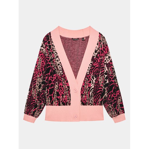 Guess Kardigan J3BR07 Z3AH0 Różowy Regular Fit ze sklepu MODIVO w kategorii Swetry dziewczęce - zdjęcie 181124019