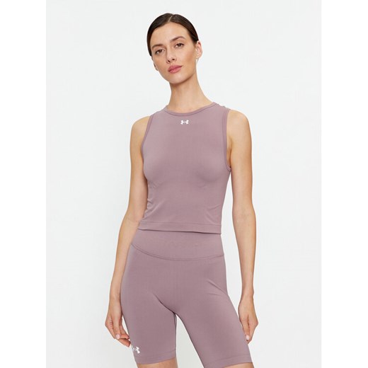 Under Armour Top Ua Train Seamless Tank 1379148 Fioletowy Fitted Fit ze sklepu MODIVO w kategorii Bluzki damskie - zdjęcie 181124667