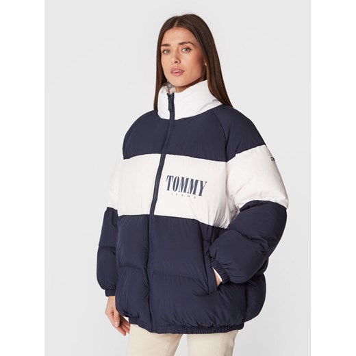 Tommy Jeans Kurtka puchowa Fashion DW0DW14306 Granatowy Oversize Tommy Jeans M MODIVO