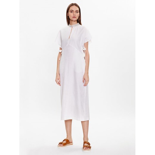 Fabiana Filippi Sukienka codzienna ABD273B577 Biały Regular Fit Fabiana Filippi 38 MODIVO