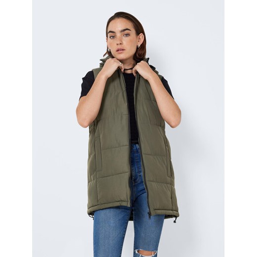 Noisy May Bezrękawnik 27018397 Khaki Regular Fit ze sklepu MODIVO w kategorii Kamizelki damskie - zdjęcie 181127088