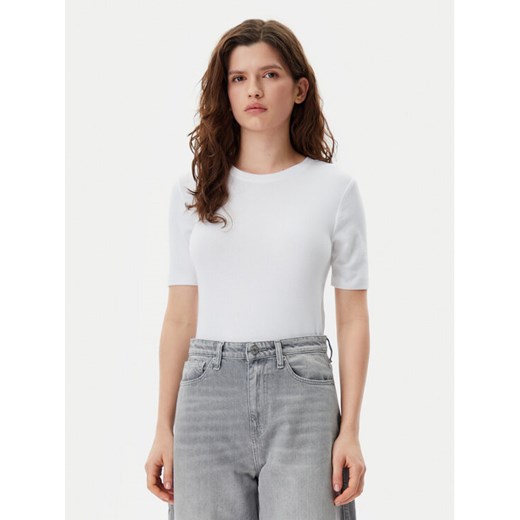 Gap T-Shirt 679172-01 Biały Stretch Fit Gap XL MODIVO