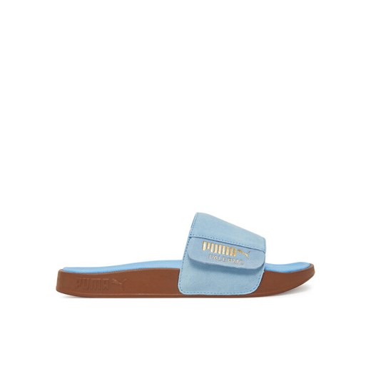 Puma Klapki Leadcat 2.0 Palermo Foil 399041 03 Niebieski ze sklepu MODIVO w kategorii Klapki damskie - zdjęcie 181128035