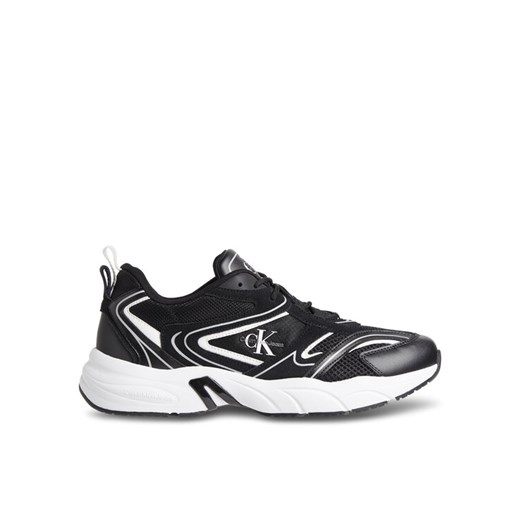 Calvin Klein Jeans Sneakersy Retro Tennis Su-Mesh YM0YM00589 Czarny ze sklepu MODIVO w kategorii Buty sportowe męskie - zdjęcie 181128378