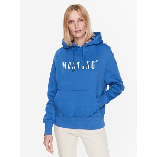 Mustang Bluza Bianca 1013572 Niebieski Regular Fit Mustang XS MODIVO