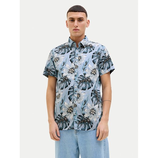 Jack&Jones Koszula Hawaii 12269137 Błękitny Comfort Fit ze sklepu MODIVO w kategorii Koszule męskie - zdjęcie 181128548