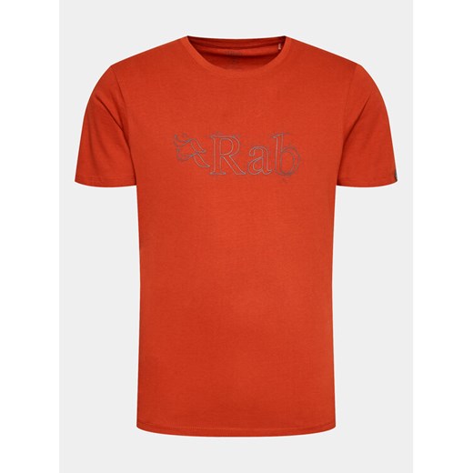 Rab T-Shirt Stance QCB-33 Czerwony Regular Fit XXL MODIVO