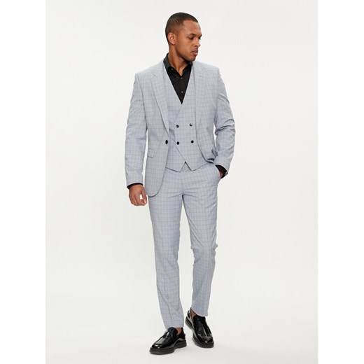 Hugo Garnitur Arti/Hesten 50513538 Szary Extra Slim Fit ze sklepu MODIVO w kategorii Garnitury męskie - zdjęcie 181131756