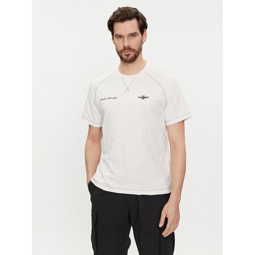 Aeronautica Militare T-Shirt 241TS2199J628 Biały Regular Fit ze sklepu MODIVO w kategorii T-shirty męskie - zdjęcie 181133125