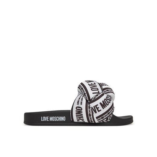 LOVE MOSCHINO Klapki JA28312G0MIW310A Biały ze sklepu MODIVO w kategorii Klapki damskie - zdjęcie 181133747