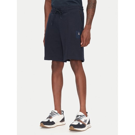 Aeronautica Militare Szorty sportowe 251BF020F584 Granatowy Regular Fit ze sklepu MODIVO w kategorii Spodenki męskie - zdjęcie 181134035