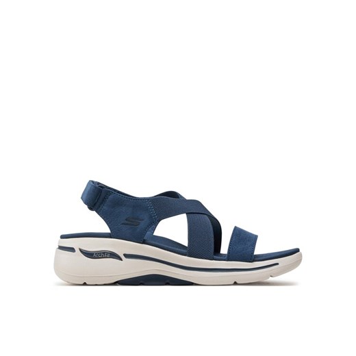Skechers Sandały Go Walk Arch Fit Sandal-Treasured 140257/NVY Granatowy ze sklepu MODIVO w kategorii Sandały damskie - zdjęcie 181134376