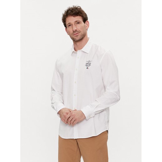 Aeronautica Militare Koszula 241CA1248CT3288 Écru Regular Fit ze sklepu MODIVO w kategorii Koszule męskie - zdjęcie 181137655