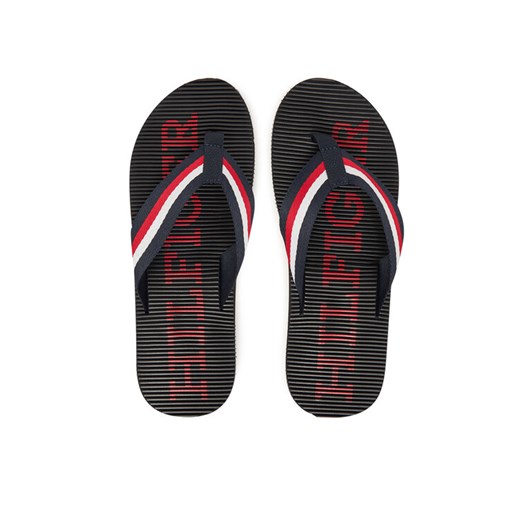 Tommy Hilfiger Japonki Massage Beach Sandal FM0FM05443 Granatowy ze sklepu MODIVO w kategorii Klapki męskie - zdjęcie 181138857