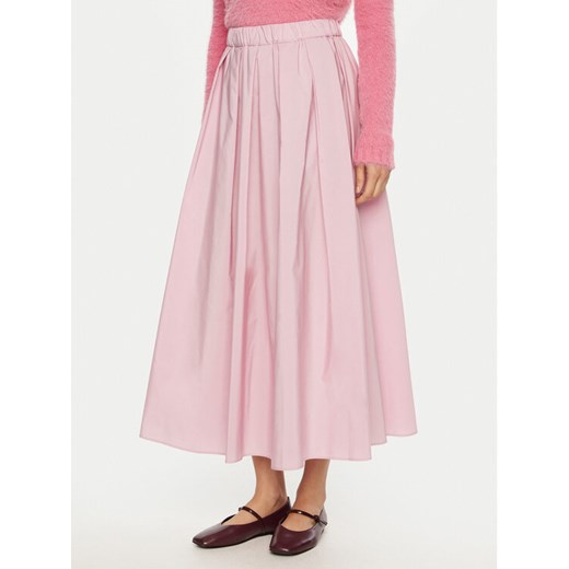 Weekend Max Mara Spódnica trapezowa Curvato 2515101011 Różowy Regular Fit ze sklepu MODIVO w kategorii Spódnice - zdjęcie 181139678