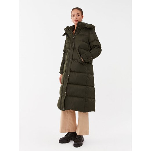 Guess Kurtka puchowa W3BL41 WFSW2 Khaki Regular Fit ze sklepu MODIVO w kategorii Kurtki damskie - zdjęcie 181139695