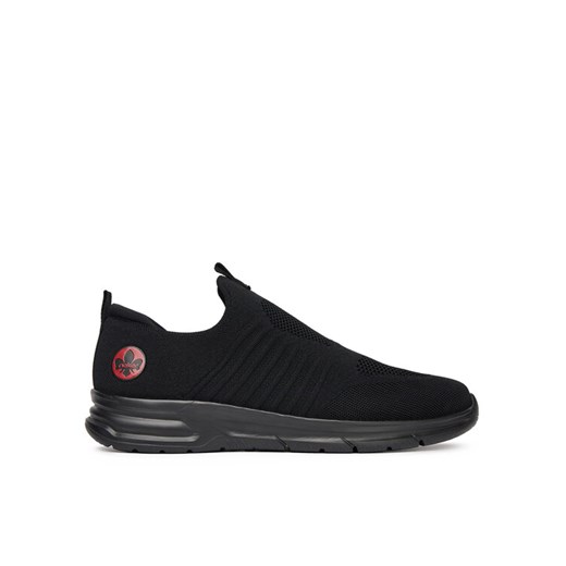 Rieker Sneakersy B7365-00 Czarny ze sklepu MODIVO w kategorii Buty sportowe męskie - zdjęcie 181140155