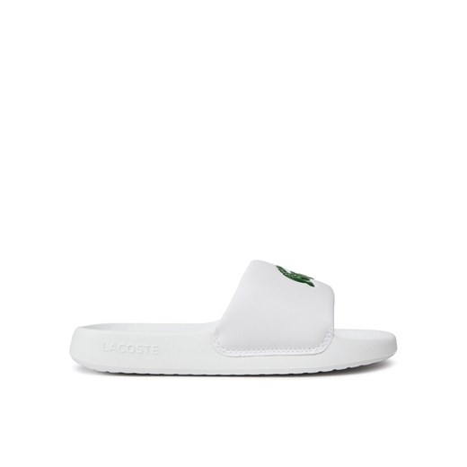 Lacoste Klapki Serve Slide 1.0 123 1 Cuj 745CUJ0012-082 Biały ze sklepu MODIVO w kategorii Klapki damskie - zdjęcie 181140396