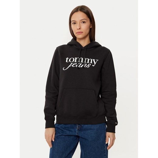 Tommy Jeans Bluza DW0DW20170 Czarny Regular Fit Tommy Jeans XL MODIVO