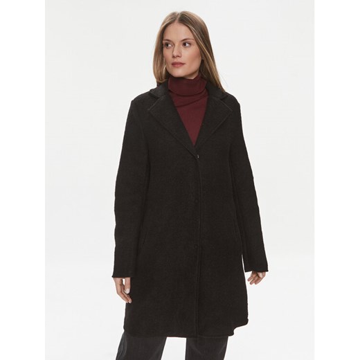 Culture Płaszcz wełniany Cubirgith 50106972 Czarny Classic Fit ze sklepu MODIVO w kategorii Płaszcze damskie - zdjęcie 181142587