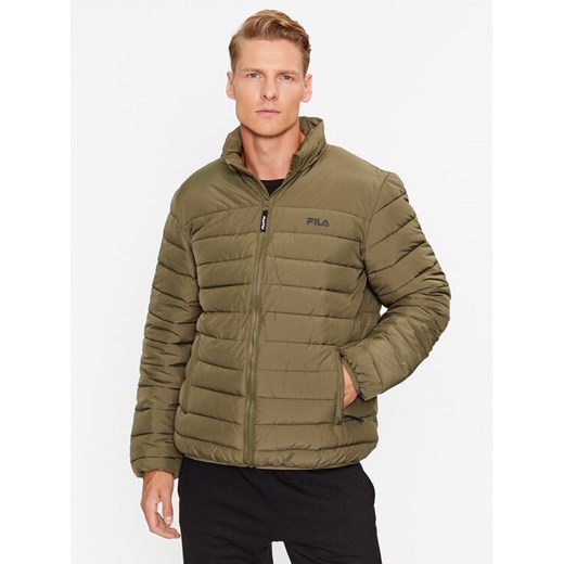Fila Kurtka przejściowa FAM0456 Zielony Regular Fit Fila L MODIVO