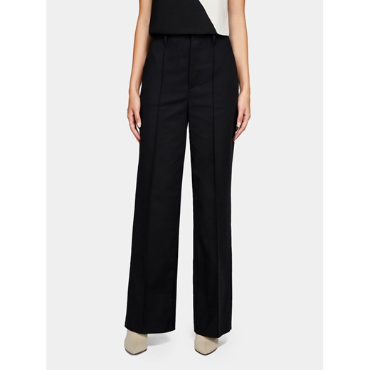 Sisley Spodnie materiałowe 4ZY7LF03L Czarny Wide Leg Sisley 44 MODIVO