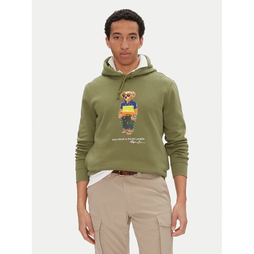 Polo Ralph Lauren Bluza 710973147001 Khaki Regular Fit ze sklepu MODIVO w kategorii Bluzy męskie - zdjęcie 181144888