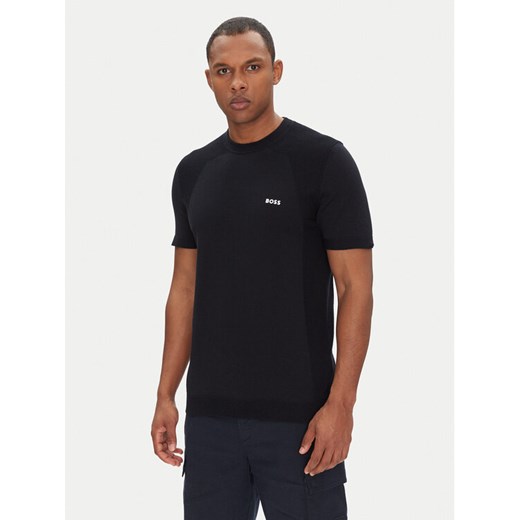 BOSS T-Shirt Momentum 50520683 Granatowy Regular Fit ze sklepu MODIVO w kategorii T-shirty męskie - zdjęcie 181145349
