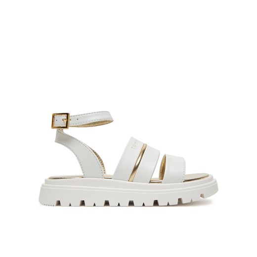 Tommy Hilfiger Sandały Sandal T4A2-33798-0371 M Biały ze sklepu MODIVO w kategorii Sandały dziecięce - zdjęcie 181147878