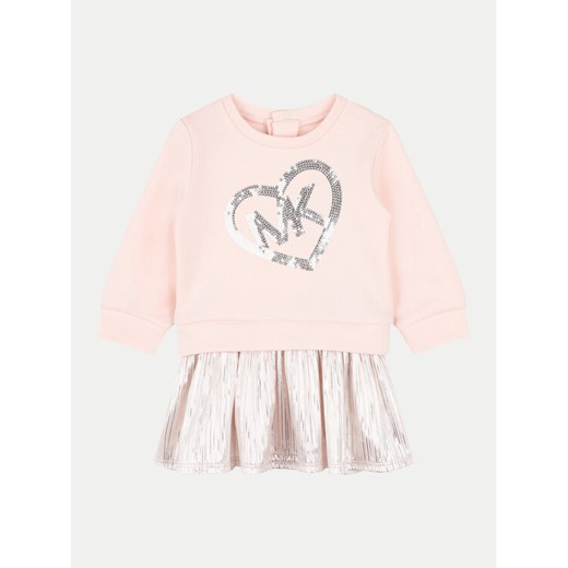 MICHAEL KORS KIDS Sukienka codzienna R30132 Różowy Regular Fit ze sklepu MODIVO w kategorii Sukienki niemowlęce - zdjęcie 181149815