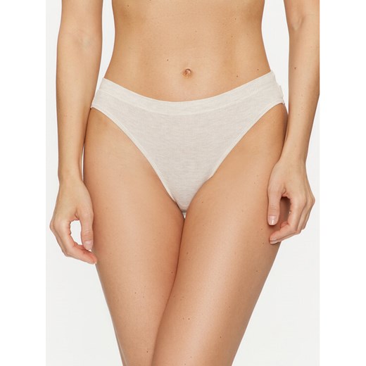 Calvin Klein Underwear Figi klasyczne 000QD5114E Beżowy ze sklepu MODIVO w kategorii Majtki damskie - zdjęcie 181149869