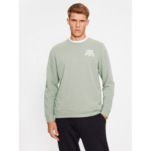 Under Armour Bluza Ua Rival Terry Graphic Crew 1379764 Zielony Loose Fit ze sklepu MODIVO w kategorii Bluzy męskie - zdjęcie 181150139