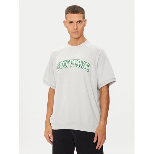 Converse T-Shirt M Retro Chuck Ss Crew 10026428-A03 Biały Regular Fit ze sklepu MODIVO w kategorii T-shirty męskie - zdjęcie 181150197