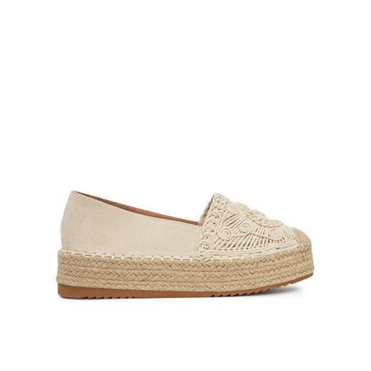 DeeZee Espadryle LE601-66 Beżowy ze sklepu MODIVO w kategorii Espadryle damskie - zdjęcie 181151109