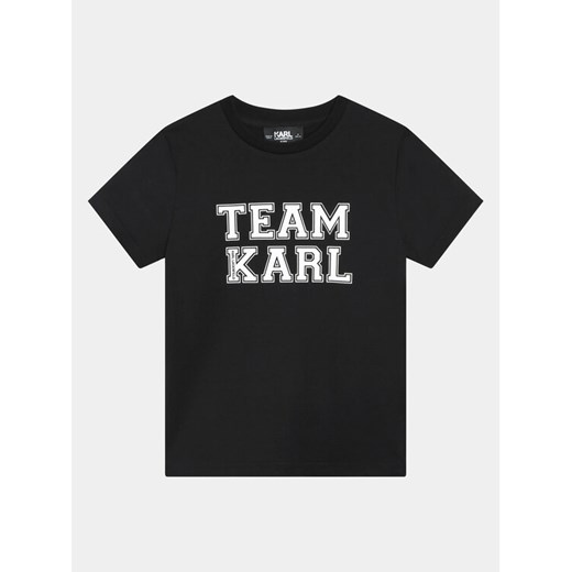 Karl Lagerfeld Kids T-Shirt Z30049 D Czarny Regular Fit ze sklepu MODIVO w kategorii T-shirty chłopięce - zdjęcie 181153815