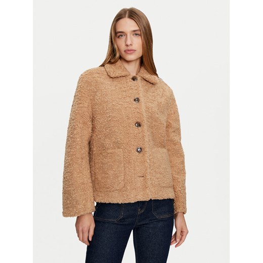 United Colors Of Benetton Kurtka przejściowa 25QFDN068 Beżowy Regular Fit ze sklepu MODIVO w kategorii Kurtki damskie - zdjęcie 181154336
