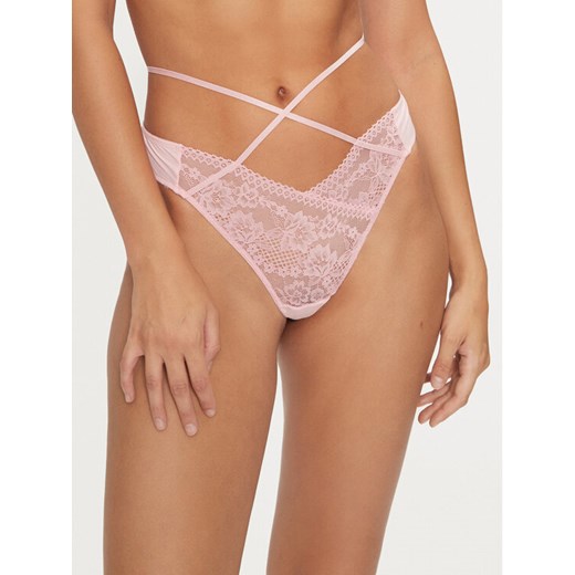 Hunkemöller Stringi Remi 300127 Różowy ze sklepu MODIVO w kategorii Majtki damskie - zdjęcie 181155437