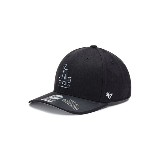 47 Brand Czapka z daszkiem Mlb Los Angeles Dodgers Cold Zone B-CLZOE12WBP-BKB Czarny ze sklepu MODIVO w kategorii Czapki z daszkiem damskie - zdjęcie 181156308