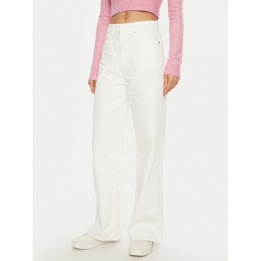 Tommy Jeans Jeansy Claire DW0DW20219 Écru Wide Leg ze sklepu MODIVO w kategorii Jeansy damskie - zdjęcie 181157226