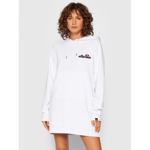 Ellesse Sukienka dzianinowa Honey SGK13289 Biały Relaxed Fit Ellesse XS MODIVO
