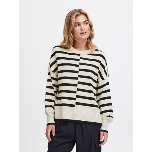 Fransa Sweter 20612456 Beżowy Regular Fit ze sklepu MODIVO w kategorii Swetry damskie - zdjęcie 181158326