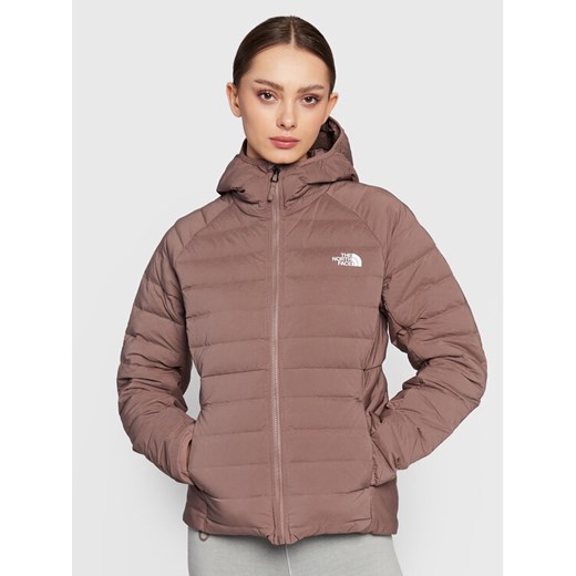 The North Face Kurtka puchowa Belleview NF0A7UK5 Brązowy Regular Fit ze sklepu MODIVO w kategorii Kurtki damskie - zdjęcie 181159047