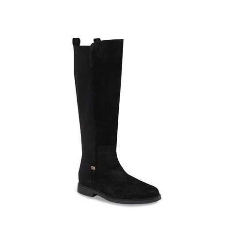 Tommy Hilfiger Oficerki Tommy Essentials Longboot FW0FW07476 Czarny ze sklepu MODIVO w kategorii Kozaki damskie - zdjęcie 181161327