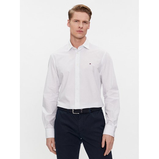 Tommy Hilfiger Koszula MW0MW34018 Biały Regular Fit ze sklepu MODIVO w kategorii Koszule męskie - zdjęcie 181167029