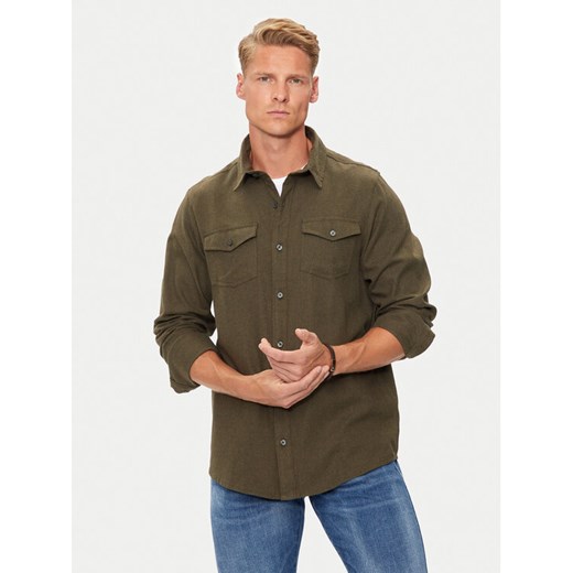Brave Soul Koszula MSH-230CONANB Khaki Regular Fit ze sklepu MODIVO w kategorii Koszule męskie - zdjęcie 181167846