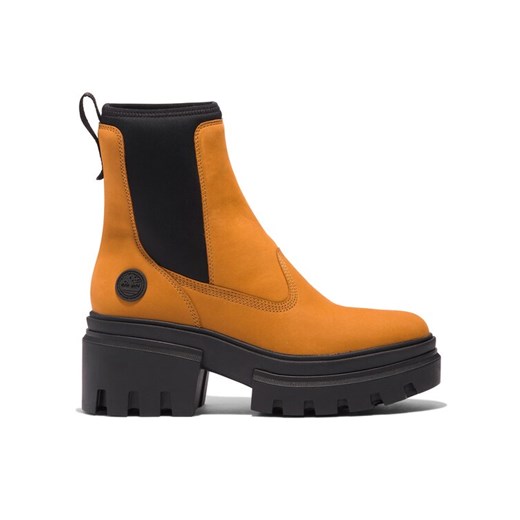 Timberland Botki Everleigh Boot Chelsea TB0A5YF42311 Brązowy ze sklepu MODIVO w kategorii Botki - zdjęcie 181168819