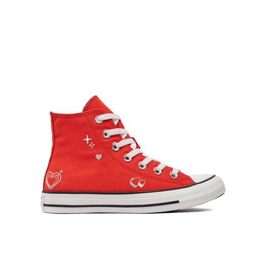 Converse Trampki Chuck Taylor All Star Y2K Heart A09117C Czerwony ze sklepu MODIVO w kategorii Trampki damskie - zdjęcie 181170666